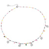 Collana SUMMER VIBES con cristalli e smalti - Silver Quadrifogli -Beloved_gioielli