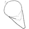Collana tripla stile Rosario con Cristalli Briolè - Stelle -Beloved_gioielli