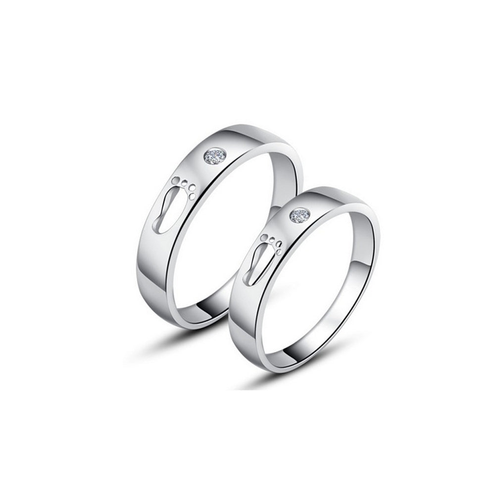 Set Di Fedi Nuziali Da Uomo E Da Donna, In Titanio, 2 Pezzi, In Acciaio Inox, Oro Rosa, Argento, Spazzolato, 6 Mm, Per Coppia, San Valentino, Women L 1/2 Men T 1/2, Acciaio Inossidabile, Nessuna - Foto 7