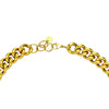 Girocollo stretto con maglia groumette maxi in acciaio Gold -Beloved_gioielli