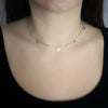 Girocollo stretto donna con 11 Mezzelune e Stelle pendenti Silver -Beloved_gioielli