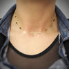 Girocollo stretto donna con 11 Mezzelune pendenti Gold -Beloved_gioielli