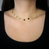 Girocollo stretto donna con 11 Quadrifogli pendenti Gold -Beloved_gioielli