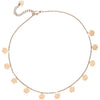 Girocollo stretto donna con 11 Quadrifogli pendenti Rose gold -Beloved_gioielli