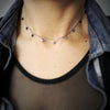 Girocollo stretto donna con 11 Stelline pendenti Silver -Beloved_gioielli