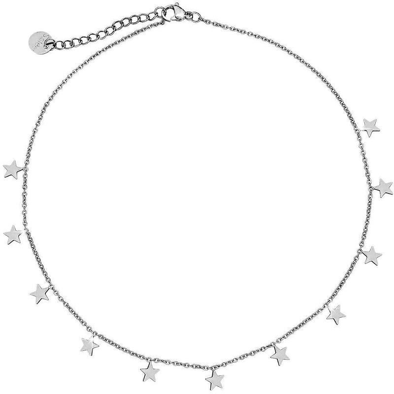 Aka Gioielli® - Collana Donna in Argento Sterling 925 Rodiato - Catena Maglia Veneziana 1.4 mm - lunga 40 cm Aka Gioielli® - Collana Donna in Argento Sterling 925 Rodiato - Catena Maglia Veneziana 1.4 mm - lunga 40 cm