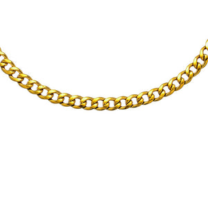 Girocollo stretto in acciaio con catena groumette Gold -Beloved_gioielli