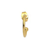 Mono orecchino componibile e personalizzabile - base e lettere Gold -Beloved_gioielli