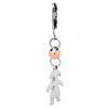 Mono orecchino Family in acciaio inossidabile - Silver Bimba -Beloved_gioielli