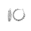 Orecchini a cerchio groumette - 3 misure disponibili - Silver -Beloved_gioielli