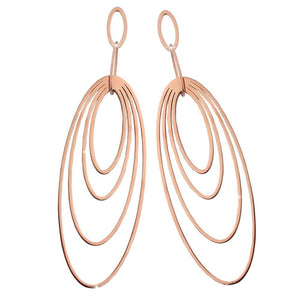 Orecchini Oval Eclypse - Rose gold -Beloved_gioielli