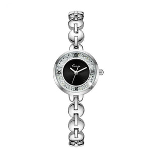 Orologio donna Diamond Pearl in acciaio e cristalli - Nero -Beloved_gioielli